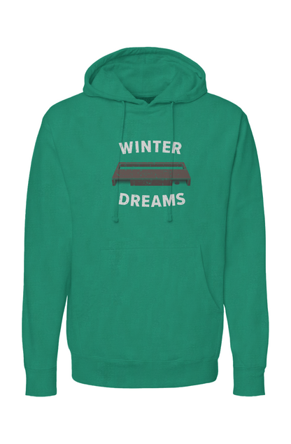 The Bench Boss Winter Dreams Hoodie Kelly Green | Barn Garb Hockey Threads