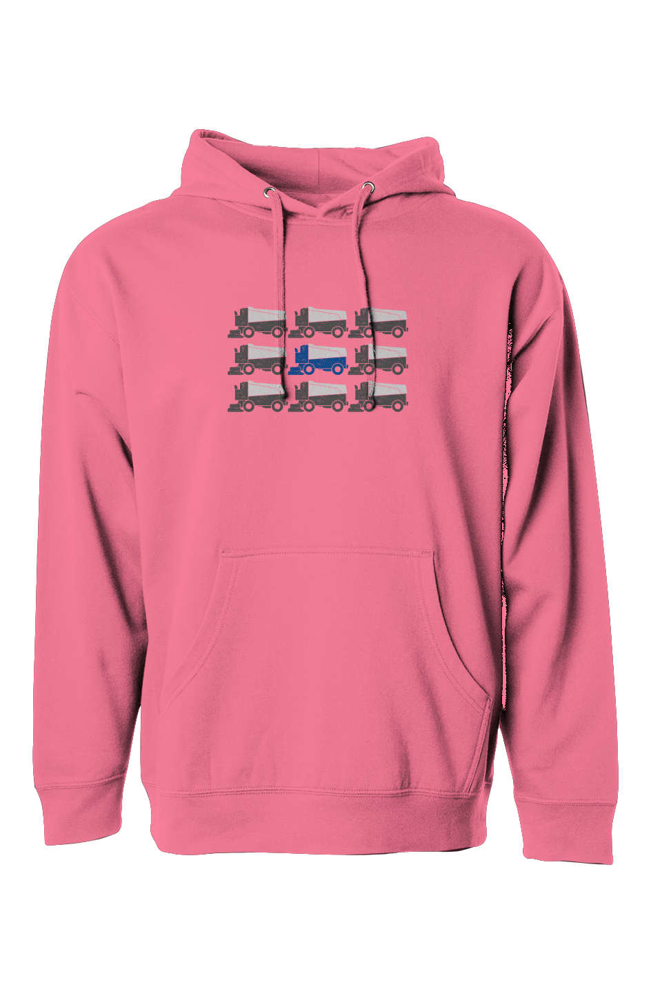 The Bench Boss Zamboni Nation Hoodie Pink | Barn Garb Hockey Threads