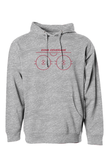 The Bench Boss Zone Coverage Hoodie Grey | Barn Garb Hockey Threads