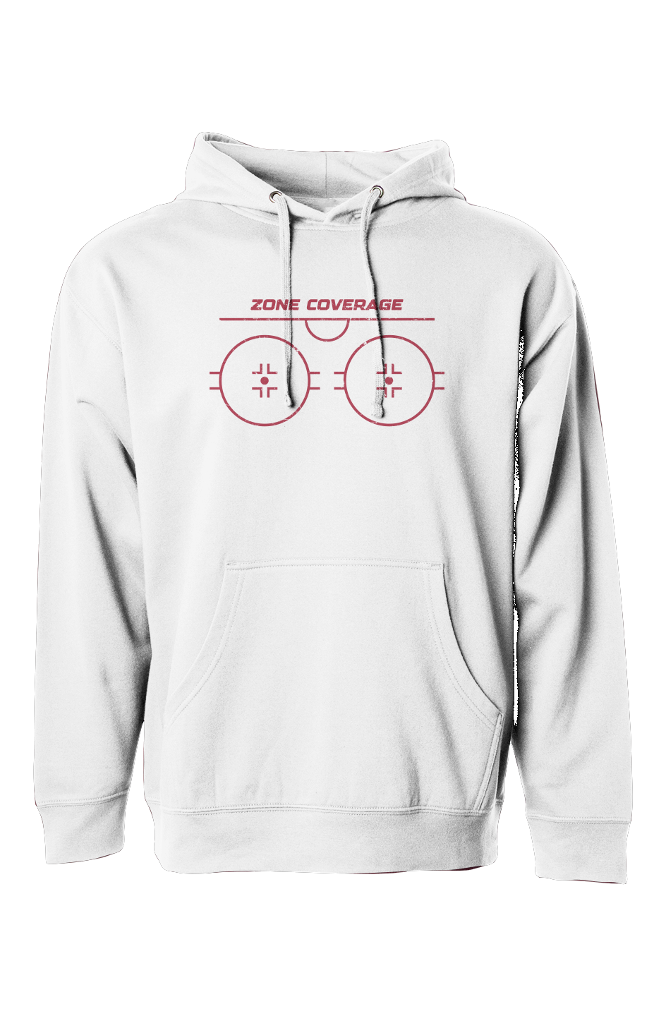 The Bench Boss Zone Coverage Hoodie White | Barn Garb Hockey Threads