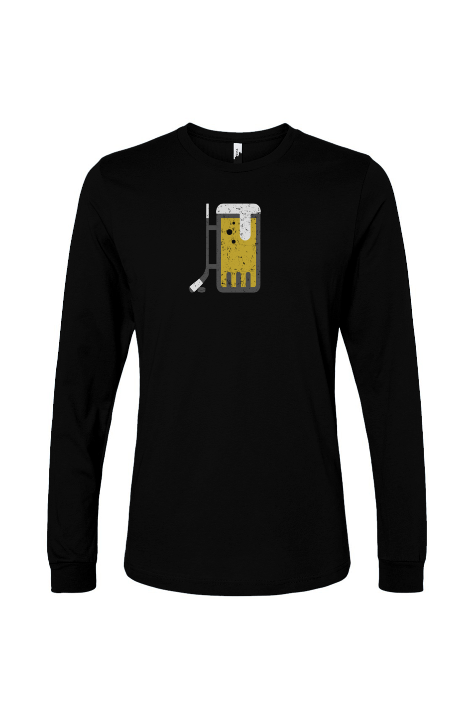The Benchwarmer Bar Down Long Sleeve Black | Barn Garb Hockey Threads