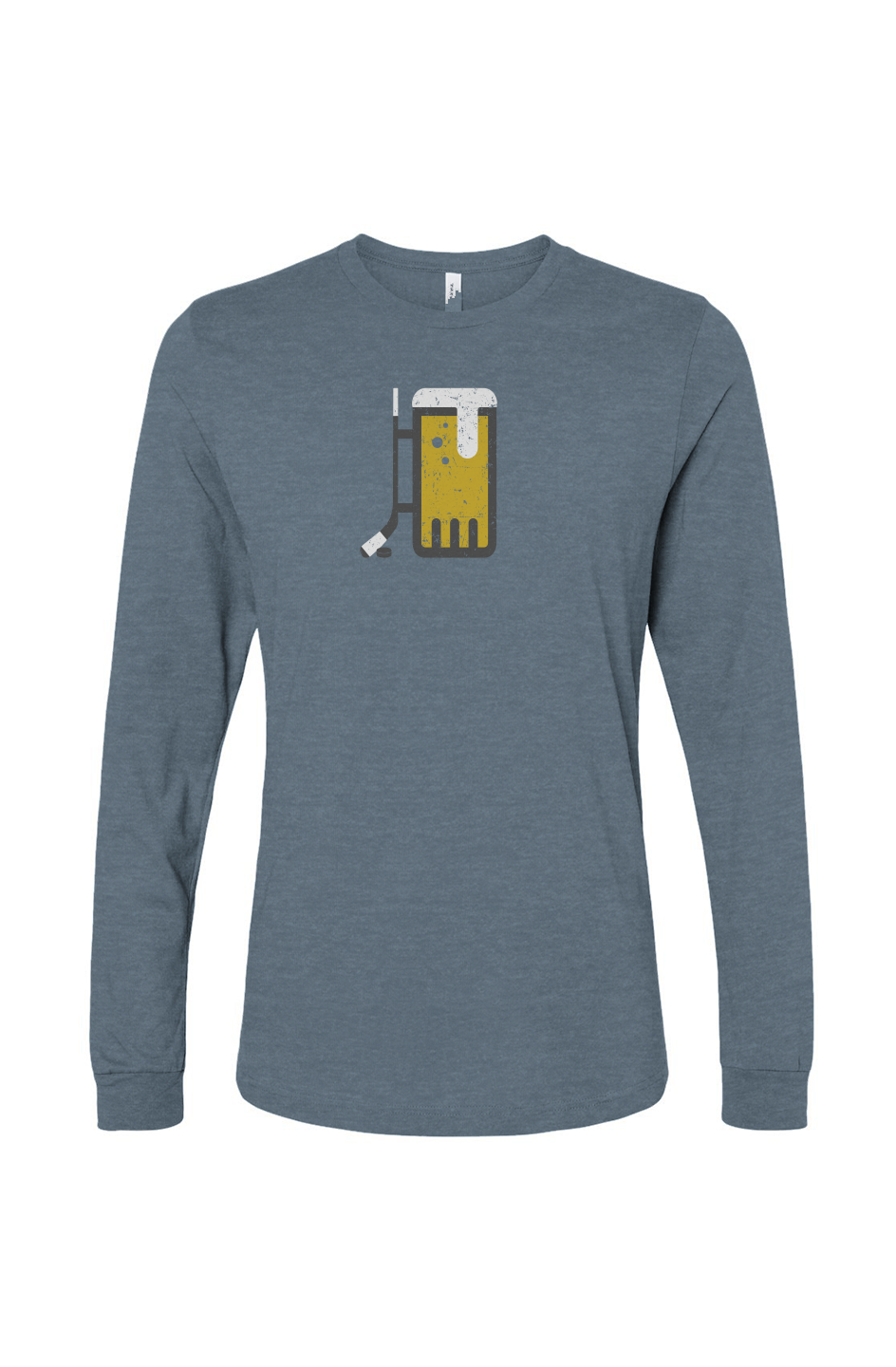 The Benchwarmer Bar Down Long Sleeve Slate | Barn Garb Hockey Threads