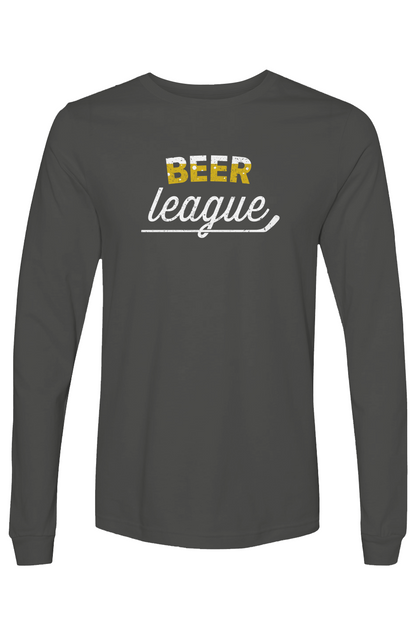 The Benchwarmer Beer League Long Sleeve Charcoal | Barn Garb Hockey