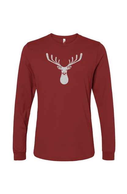 The Benchwarmer Buckshot Long Sleeve Cardinal | Barn Garb Hockey Threads