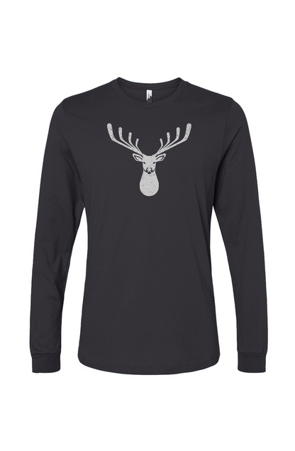 The Benchwarmer Buckshot Long Sleeve Charcoal | Barn Garb Hockey Threads