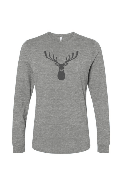 The Benchwarmer Buckshot Long Sleeve Grey | Barn Garb Hockey Threads