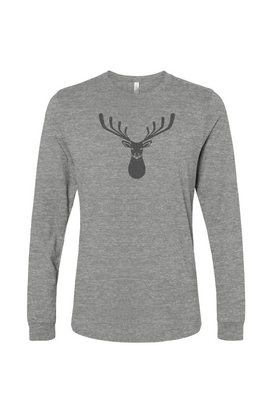 The Benchwarmer Buckshot Long Sleeve Grey | Barn Garb Hockey Threads