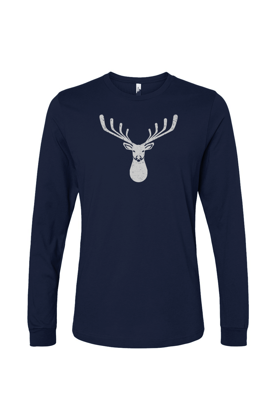 The Benchwarmer Buckshot Long Sleeve Navy Blue | Barn Garb Hockey Threads