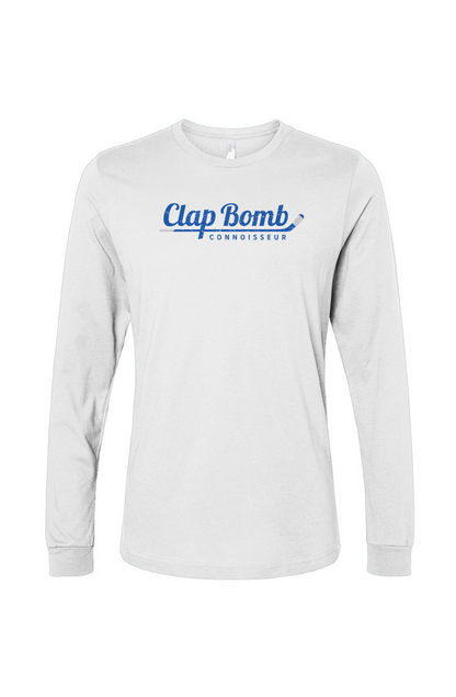 The Benchwarmer Clap Bomb Connoisseur Stick Long Sleeve White | Barn Garb Hockey Threads
