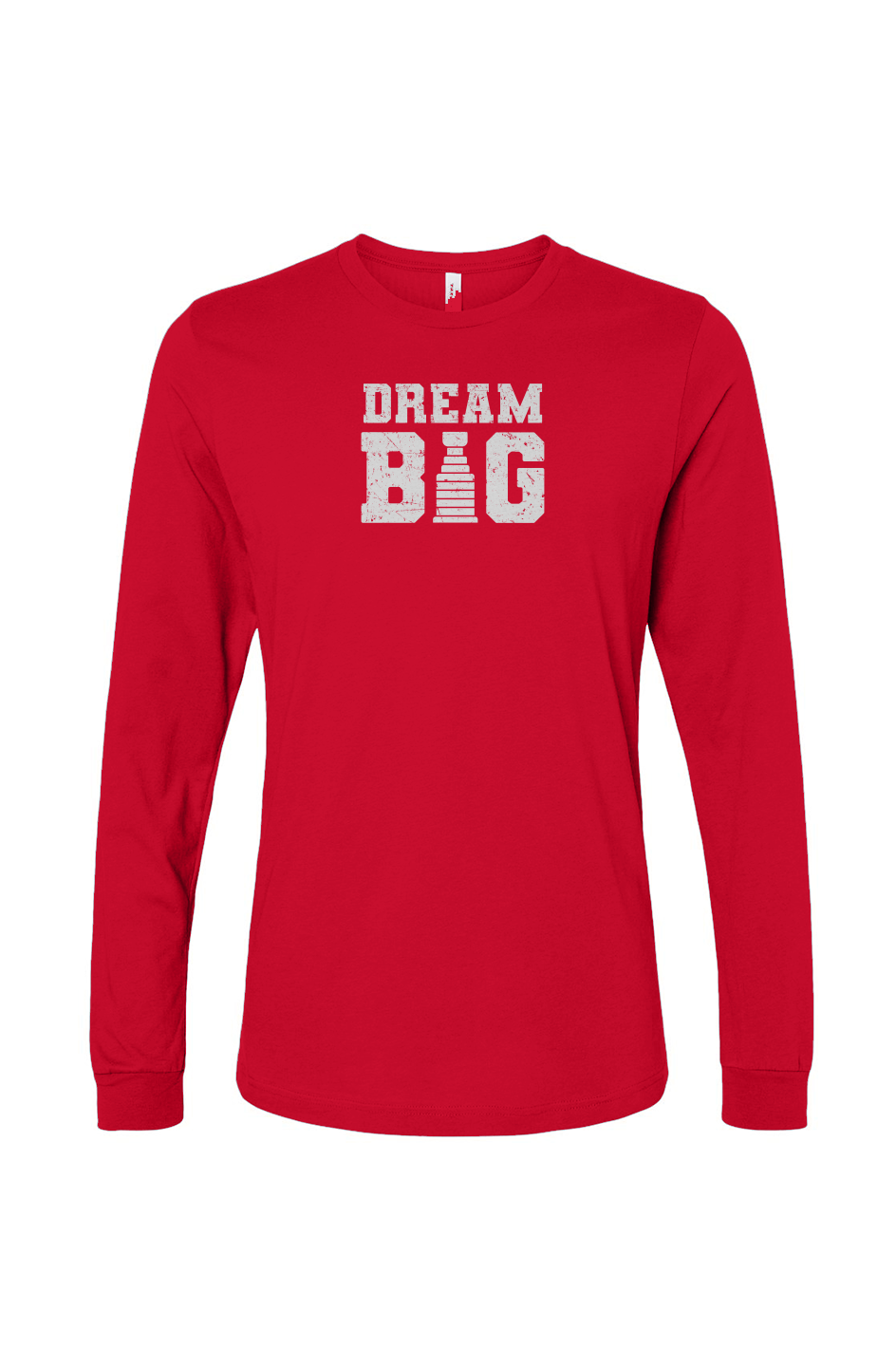 The Benchwarmer Dream Big Long Sleeve Red | Barn Garb Hockey Threads