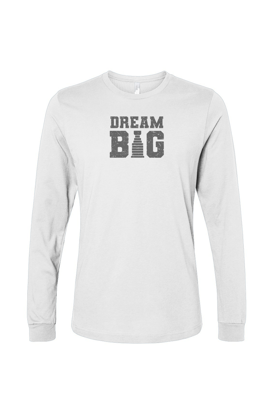 The Benchwarmer Dream Big Long Sleeve White | Barn Garb Hockey Threads