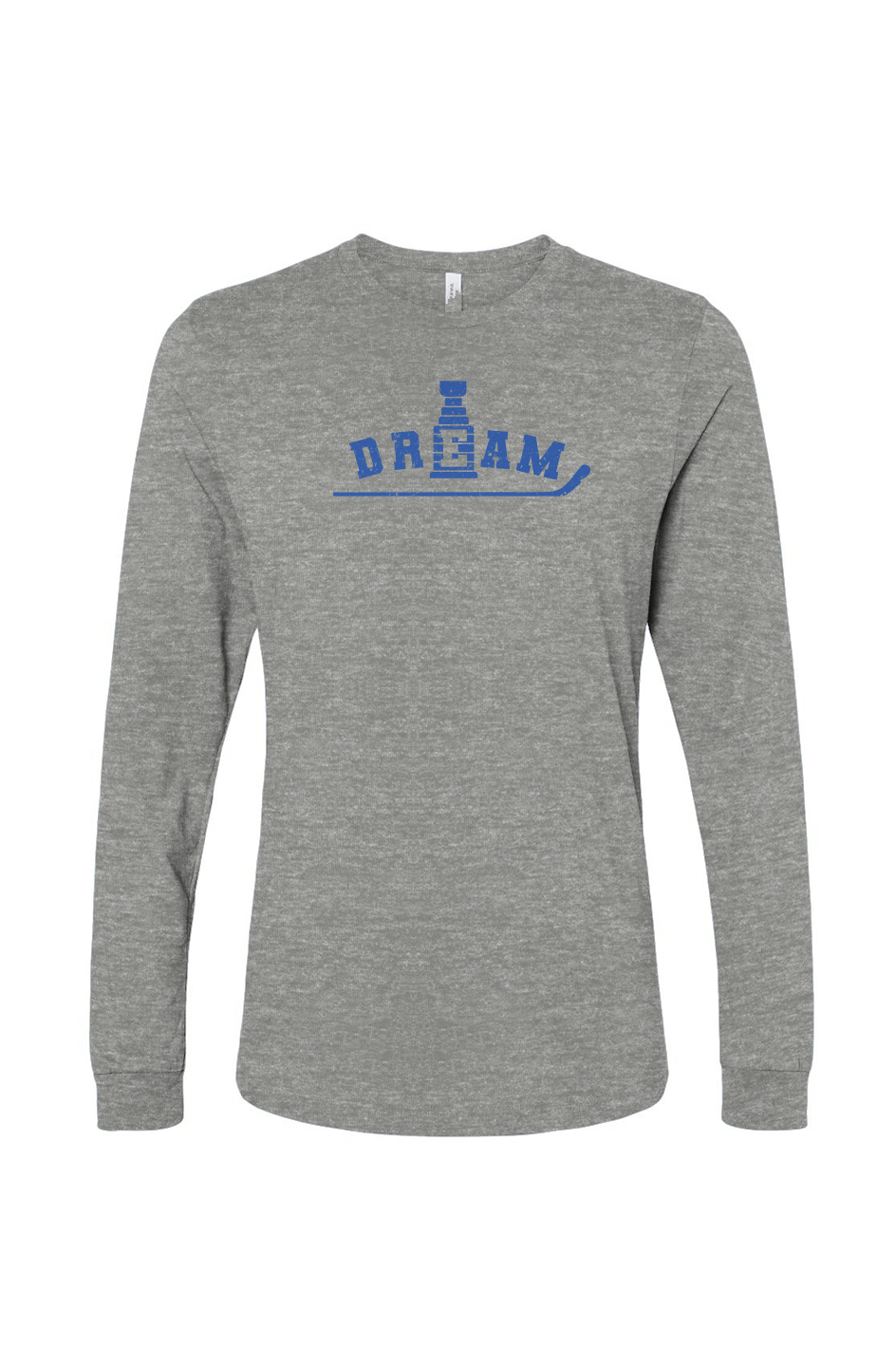The Benchwarmer Dream Long Sleeve Grey | Barn Garb Hockey Threads
