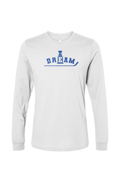 The Benchwarmer Dream Long Sleeve White | Barn Garb Hockey Threads