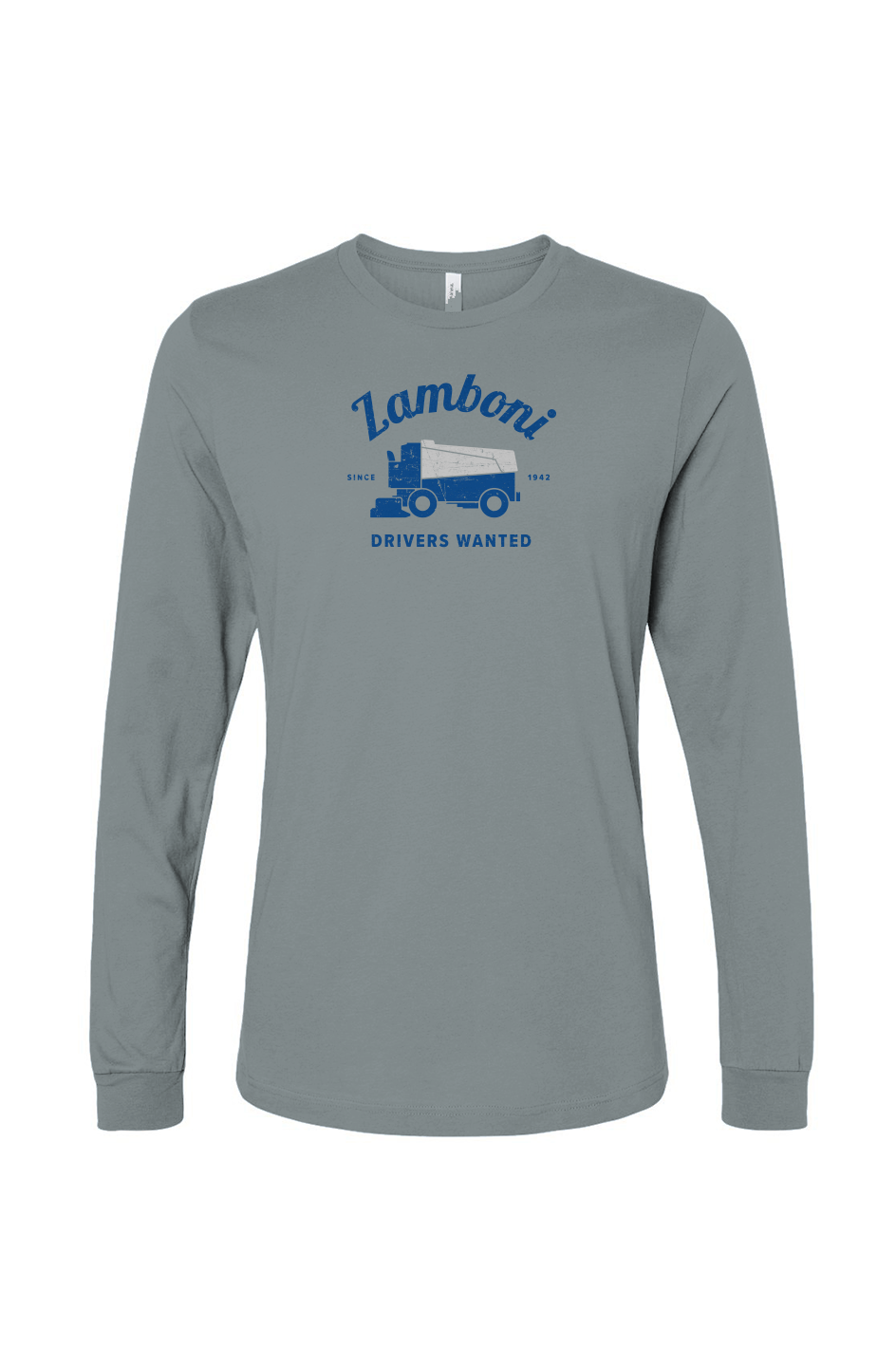 The Benchwarmer Drivers Wanted Long Sleeve Slate | Barn Garb Hockey Threads