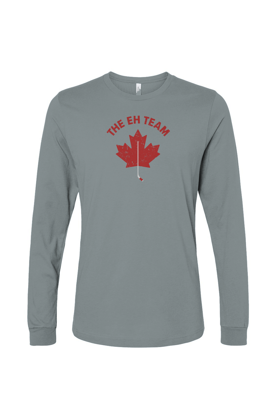 The Benchwarmer Eh Team Long Sleeve Blue Storm | Barn Garb Hockey Threads