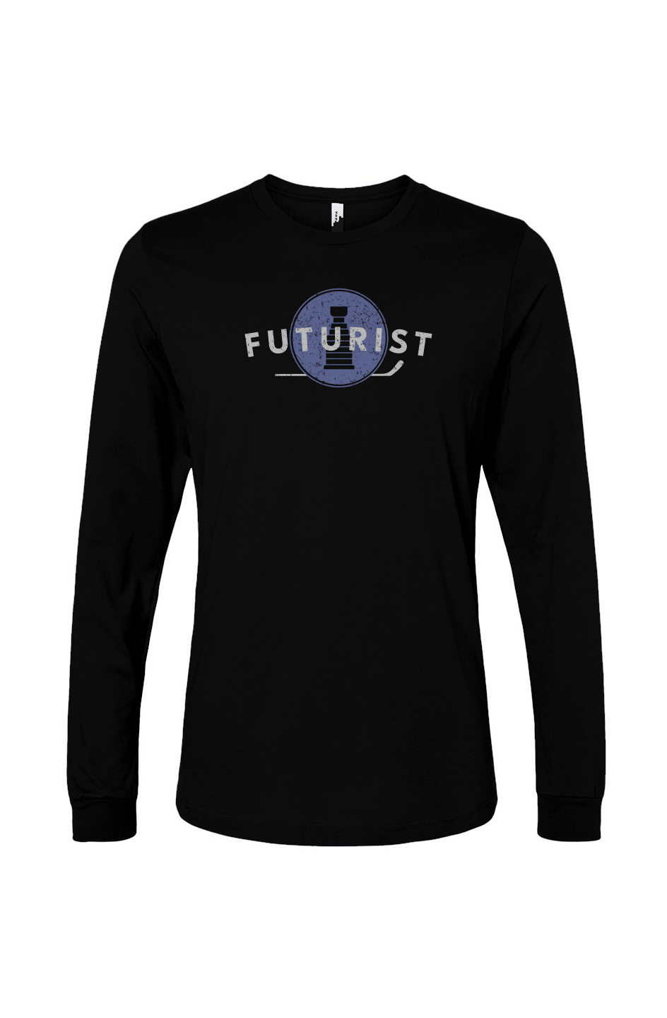 The Benchwarmer Futurist Long Sleeve Black | Barn Garb Hockey Threads