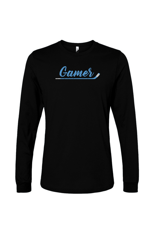 The Benchwarmer Gamer Long Sleeve Black | Barn Garb Hockey Threads