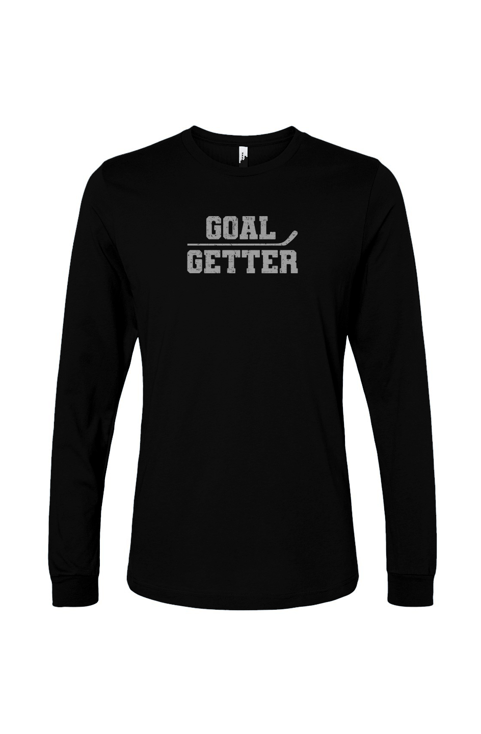The Benchwarmer Goal Getter Stick Long Sleeve Black | Barn Garb Hockey Threads