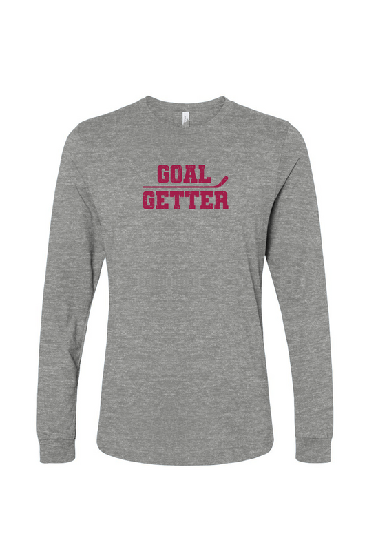 The Benchwarmer Goal Getter Stick Long Sleeve Grey | Barn Garb Hockey Threads
