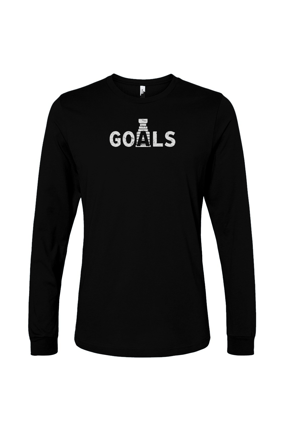 The Benchwarmer Goals Stanley Cup Long Sleeve Black | Barn Garb Hockey Threads