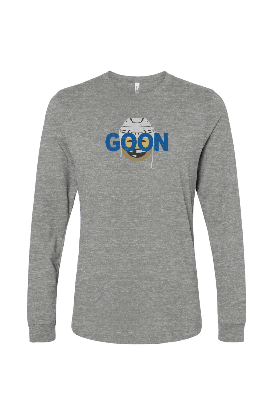 The Benchwarmer Goon Long Sleeve Grey | Barn Garb Hockey Threads
