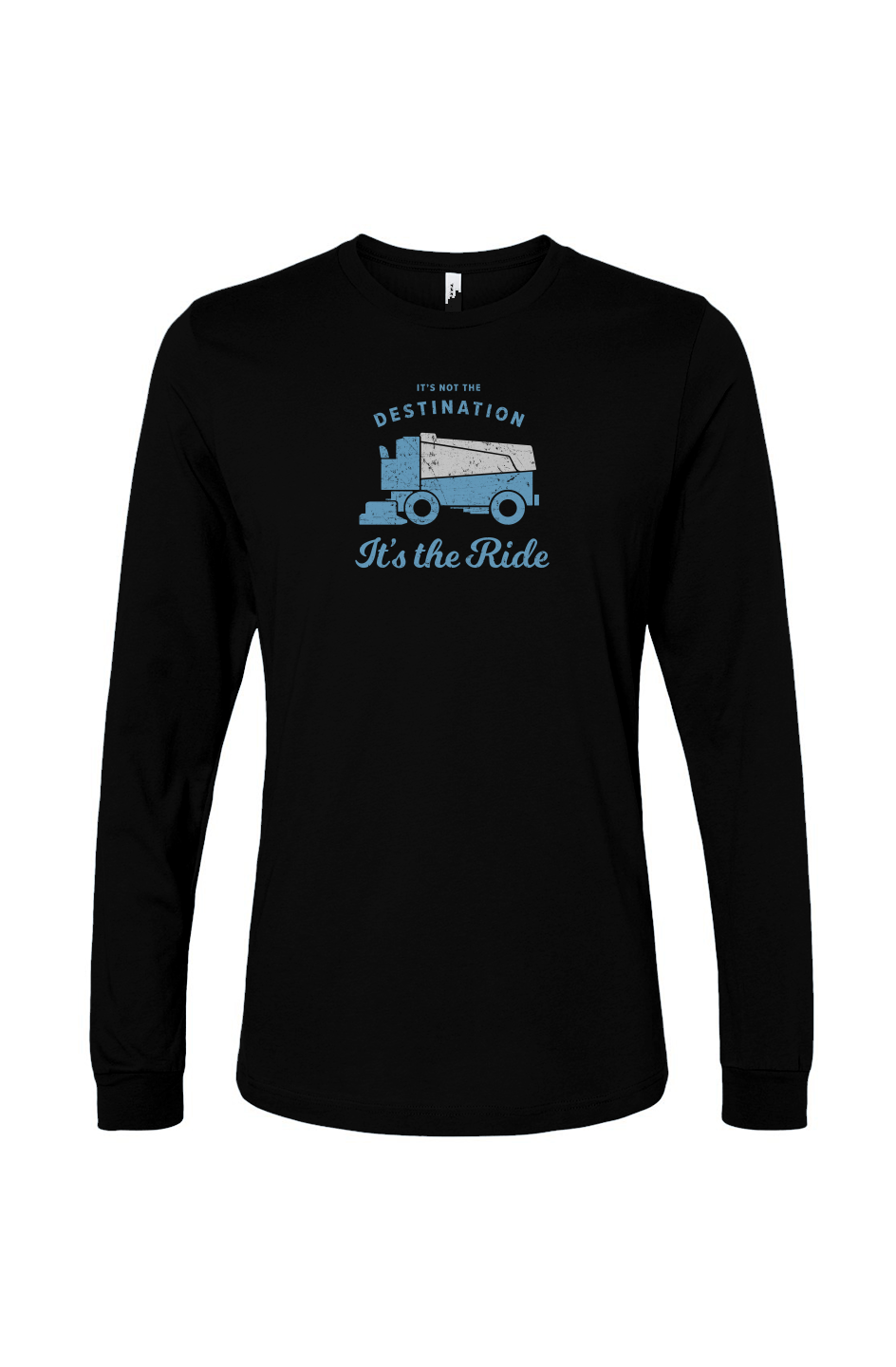 The Benchwarmer It's the Ride Long Sleeve Black | Barn Garb Hockey Threads