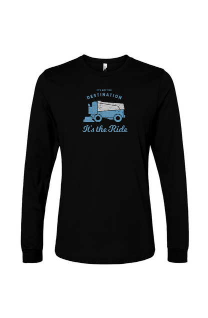 The Benchwarmer It's the Ride Long Sleeve Black | Barn Garb Hockey Threads