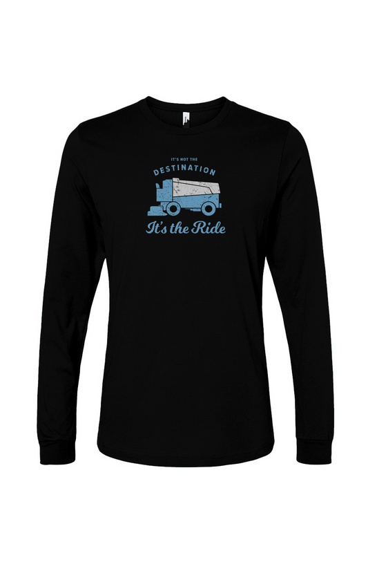 The Benchwarmer It's the Ride Long Sleeve Black | Barn Garb Hockey Threads