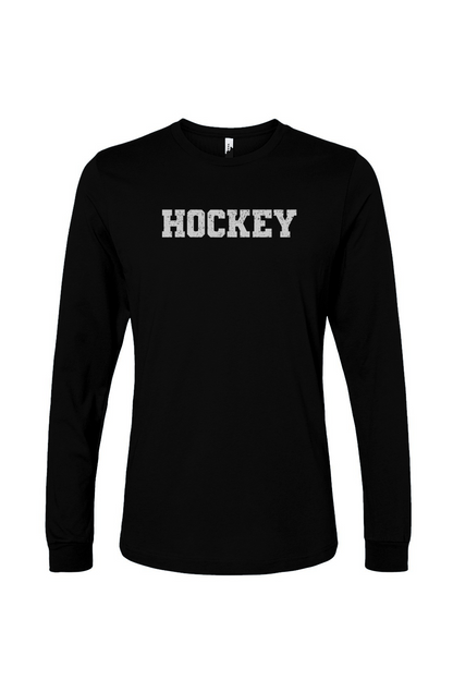 The Benchwarmer Legacy Hockey Long Sleeve Black | Barn Garb Hockey Threads