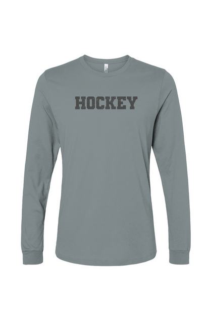 The Benchwarmer Legacy Hockey Long Sleeve Blue Storm | Barn Garb Hockey Threads