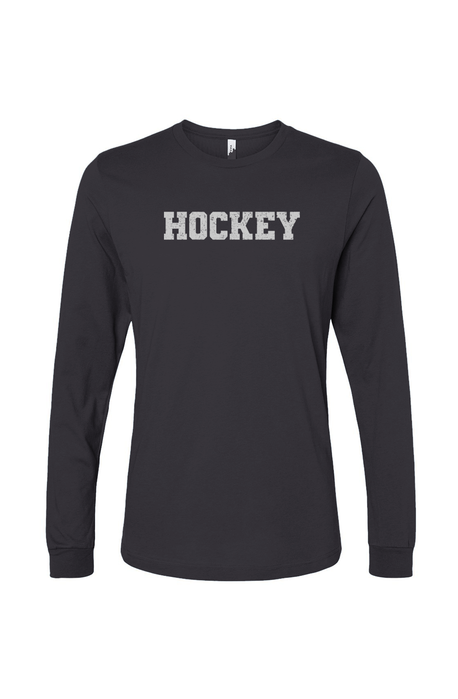 The Benchwarmer Legacy Hockey Long Sleeve Charcoal Barn Garb Hockey Threads