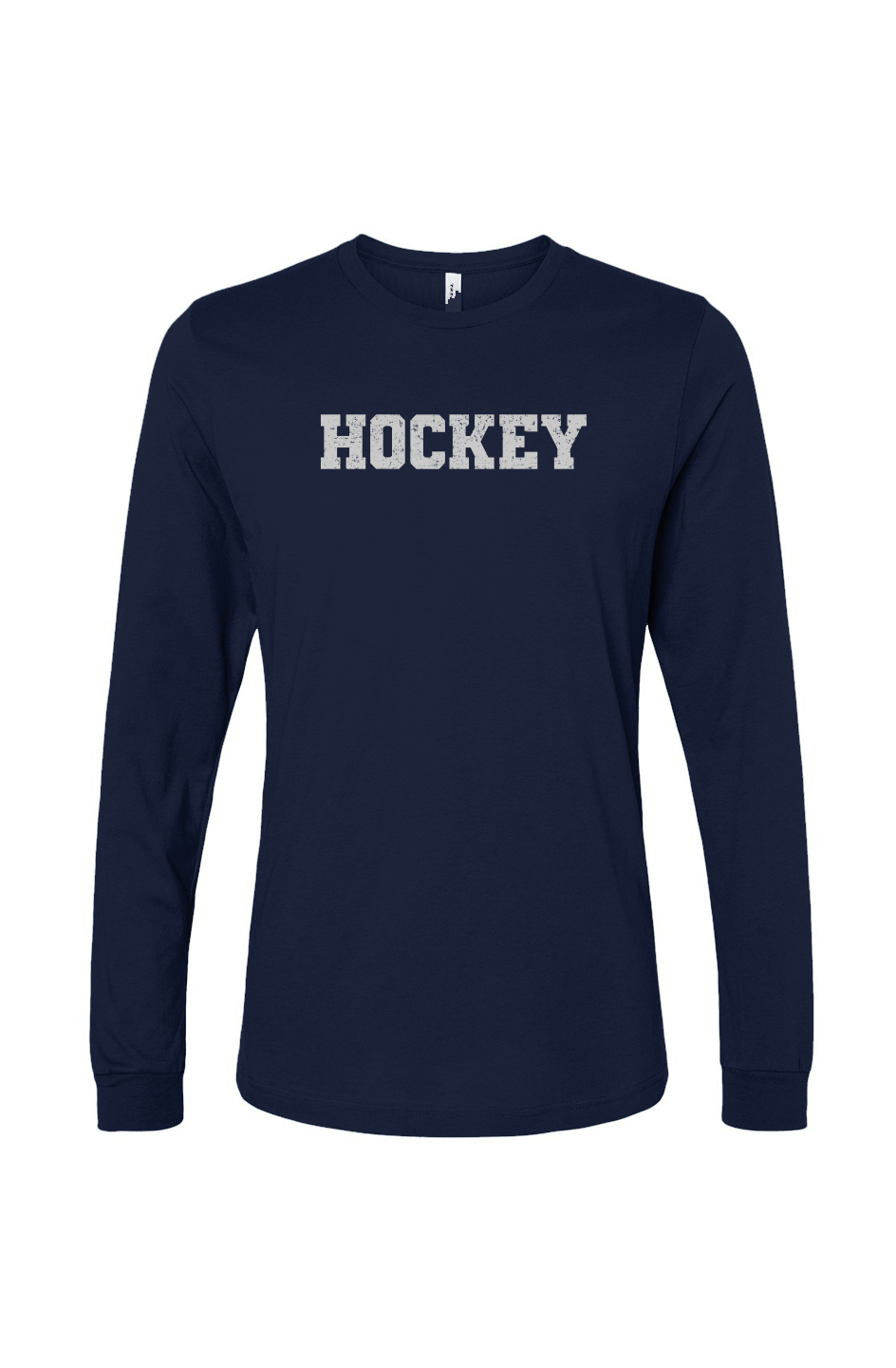 The Benchwarmer Legacy Hockey Long Sleeve Navy Blue | Barn Garb Hockey Threads