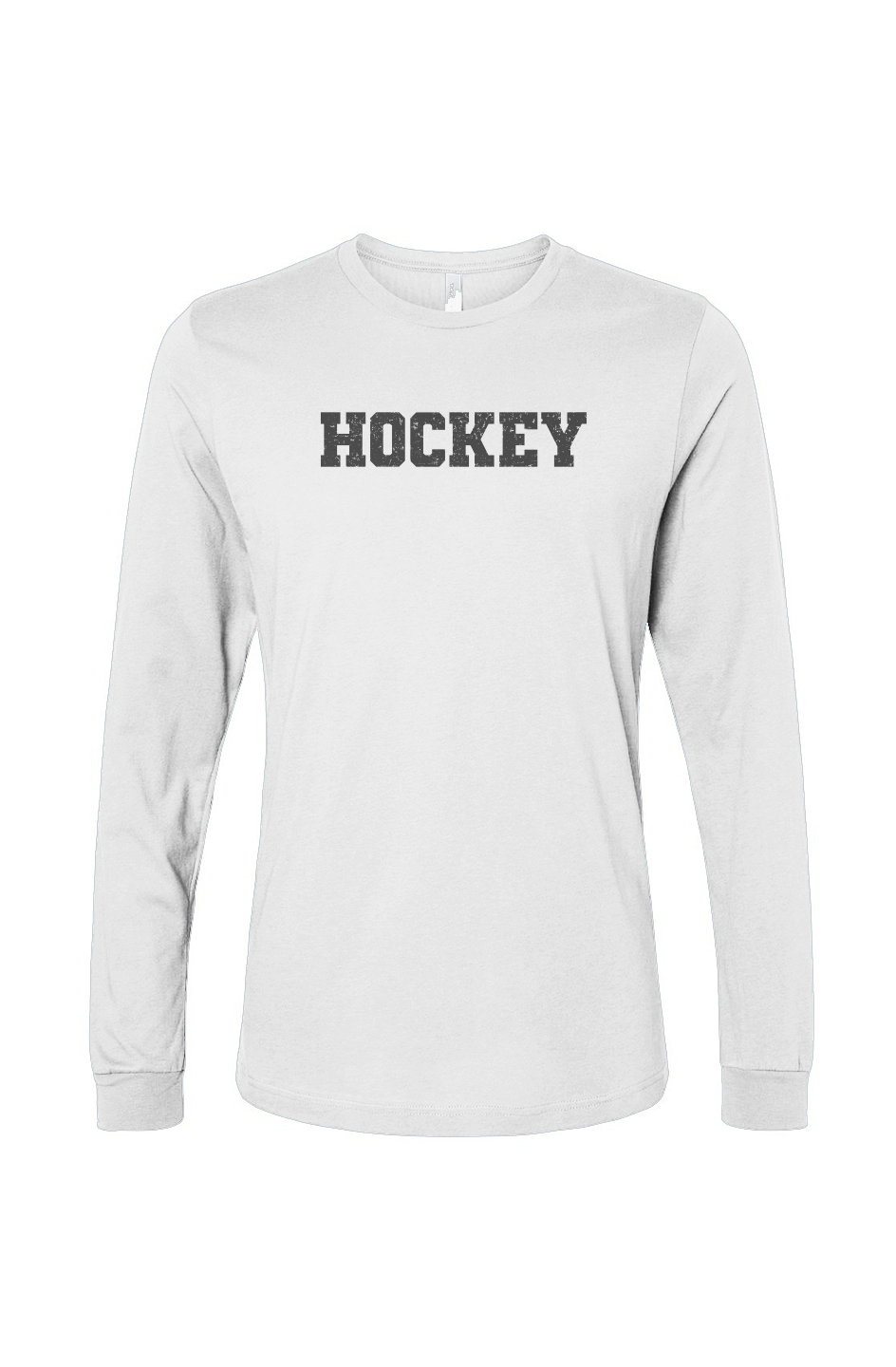 The Benchwarmer Legacy Hockey Long Sleeve White | Barn Garb Hockey Threads
