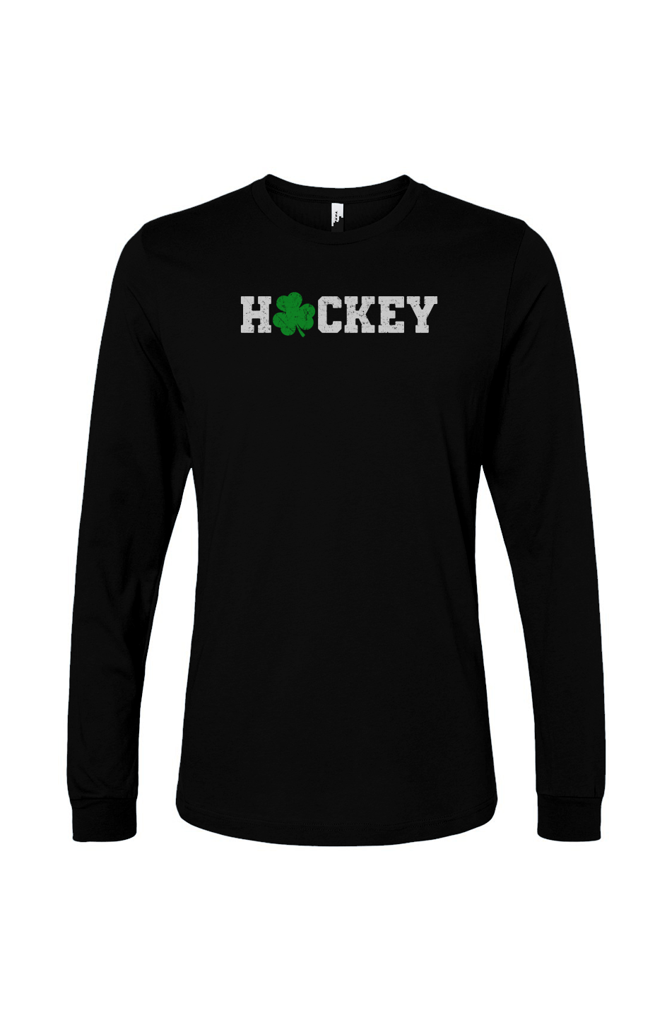The Benchwarmer Lucky Shammy Long Sleeve Black | Barn Garb Hockey Threads