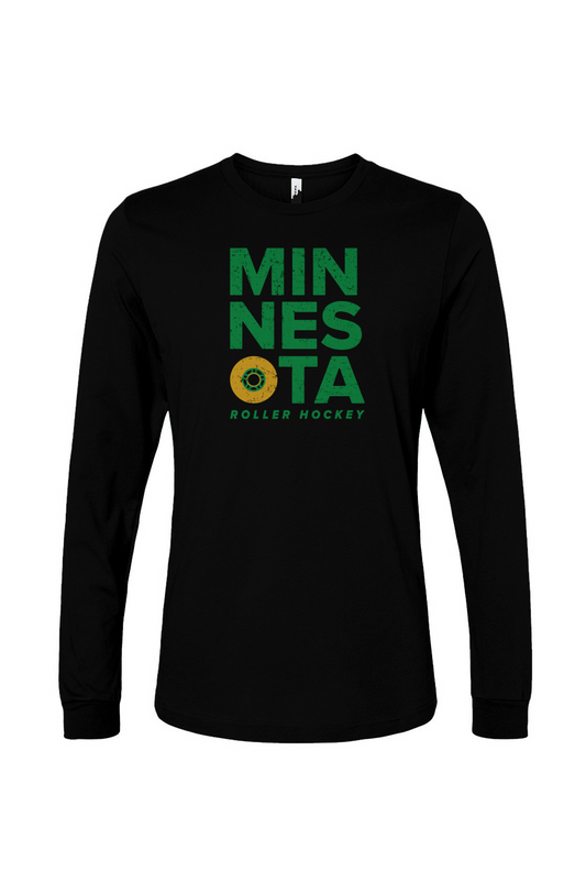 The Benchwarmer Minnesota Roller Long Sleeve Black | Barn Garb Hockey Threads