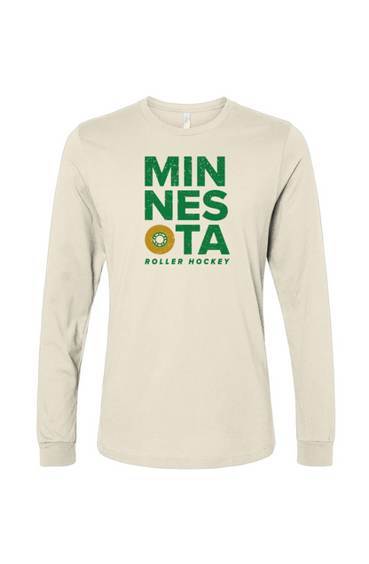 The Benchwarmer Minnesota Roller Long Sleeve Bone | Barn Garb Hockey Threads