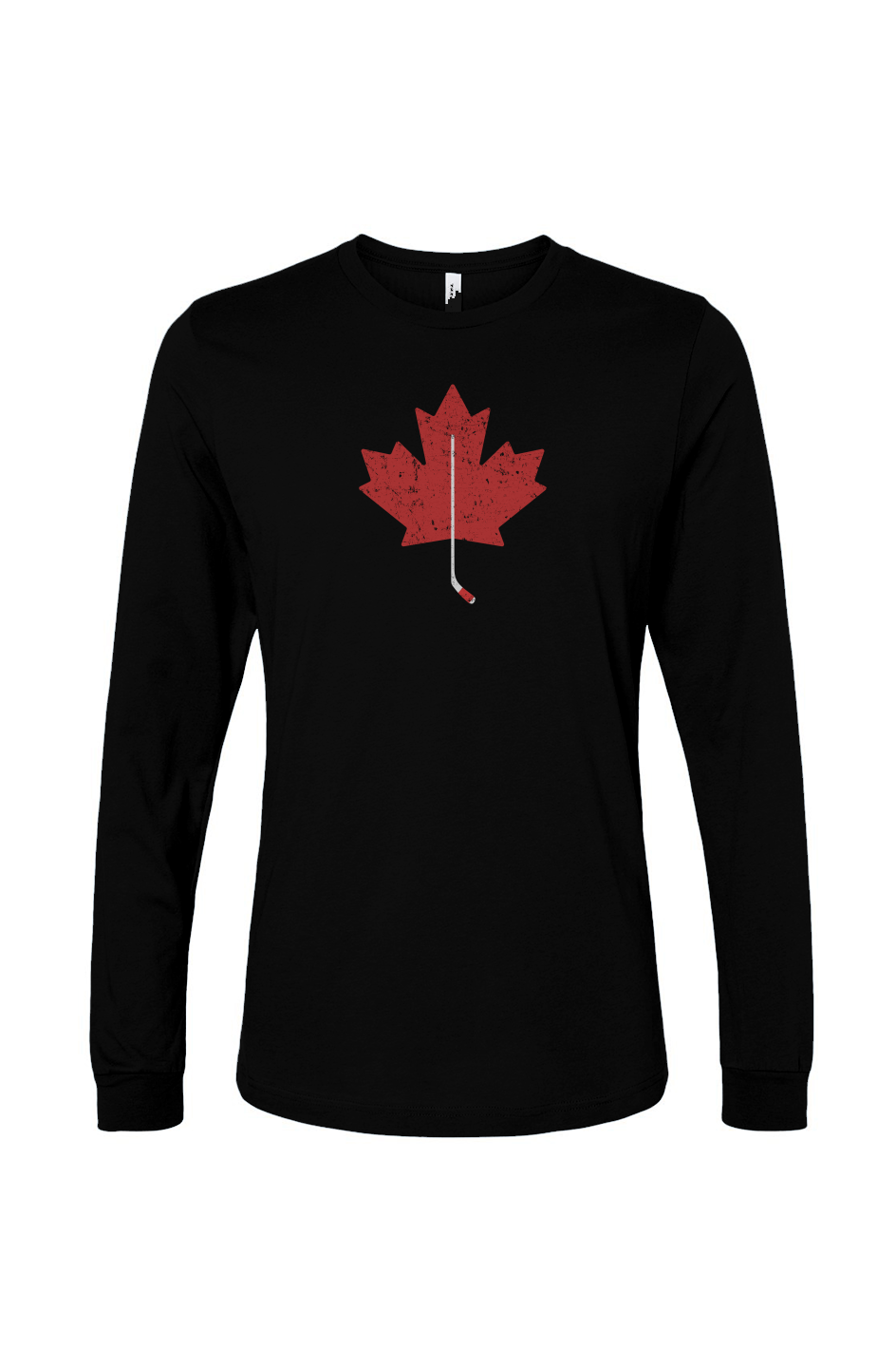 The Benchwarmer Northern Twig Long Sleeve Black | Barn Garb Hockey Threads