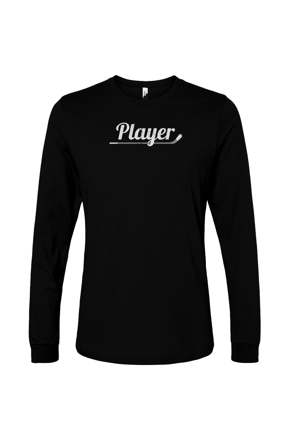 The Benchwarmer Player Long Sleeve Black | Barn Garb Hockey Threads