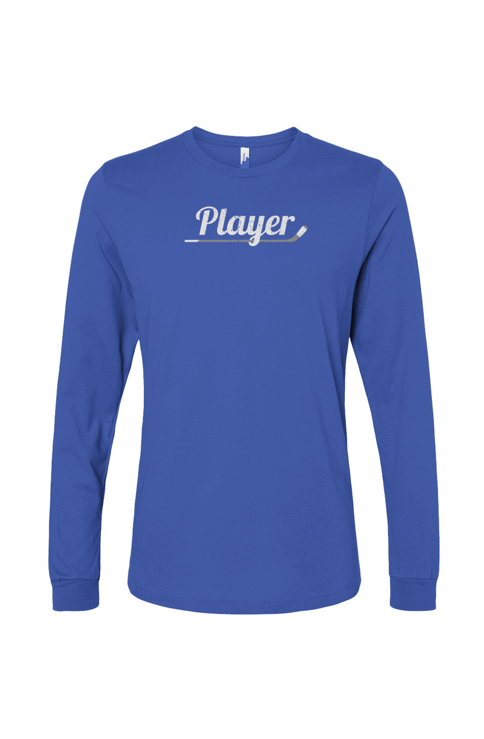 The Benchwarmer Player Long Sleeve Royal Blue | Barn Garb Hockey Threads