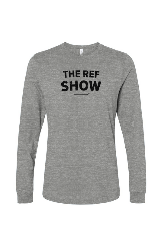 The Benchwarmer Ref Show Long Sleeve Grey | Barn Garb Hockey Threads