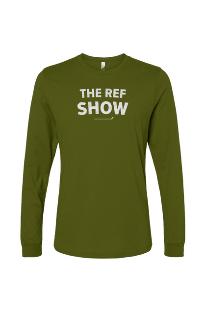 The Benchwarmer Ref Show Long Sleeve Military Green | Barn Garb Hockey Threads