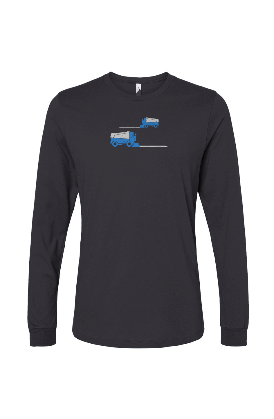The Benchwarmer Resurfacer Long Sleeve Charcoal | Barn Garb Hockey Threads