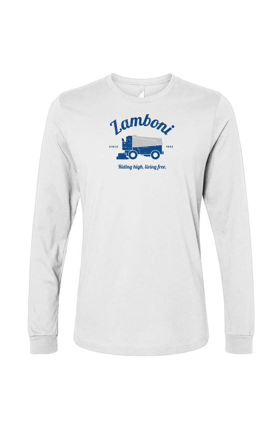 The Benchwarmer Riding High Living Free Long Sleeve White | Barn Garb Hockey Threads