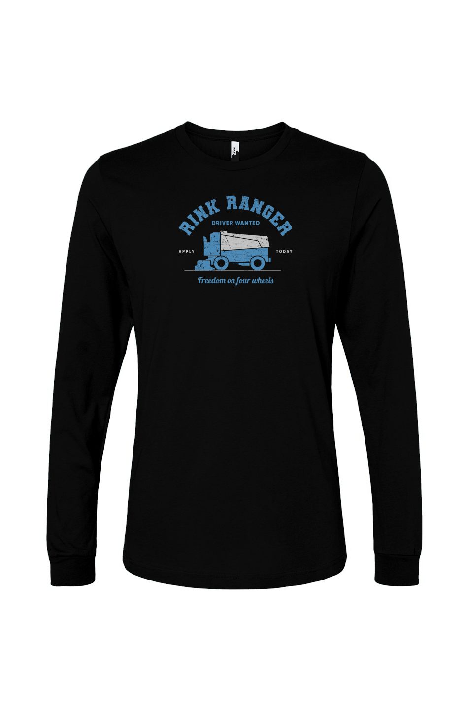 The Benchwarmer Rink Ranger Long Sleeve Black | Barn Garb Hockey Threads