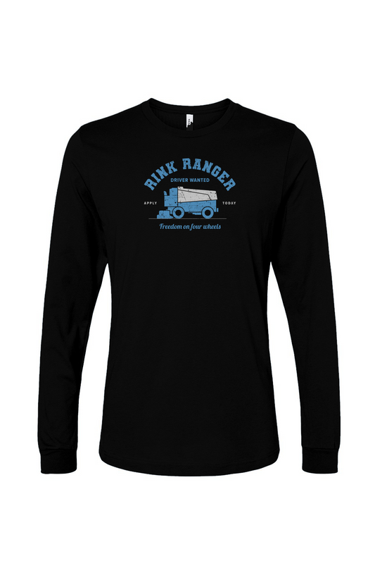 The Benchwarmer Rink Ranger Long Sleeve Black | Barn Garb Hockey Threads