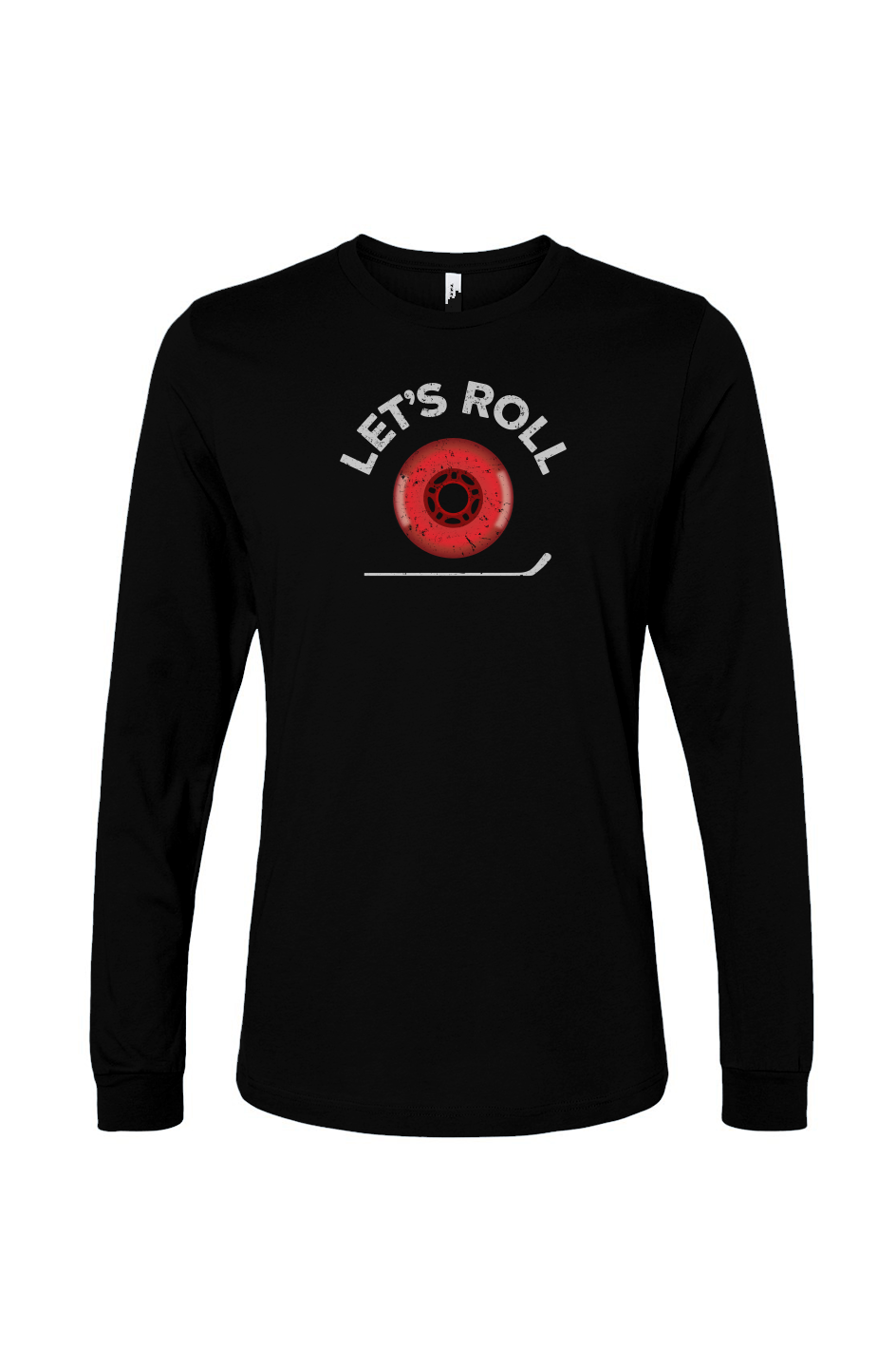 The Benchwarmer Roller Wheel Long Sleeve Black | Barn Garb Hockey Threads