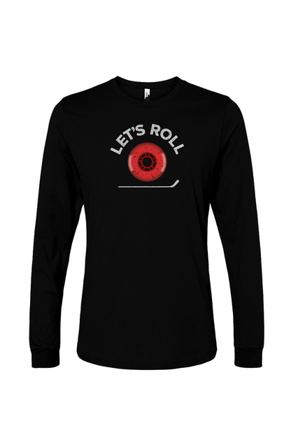 The Benchwarmer Roller Wheel Long Sleeve Black | Barn Garb Hockey Threads