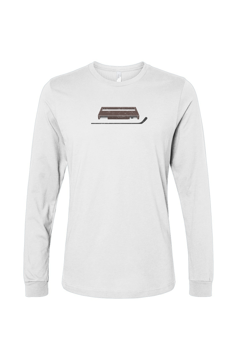 The Benchwarmer Shinny King Long Sleeve White | Barn Garb Hockey Threads