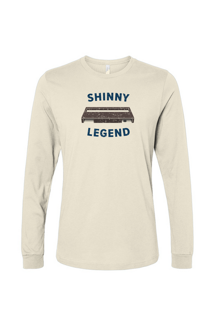 The Benchwarmer Shinny Legend Goal Long Sleeve Bone | Barn Garb Hockey Threads