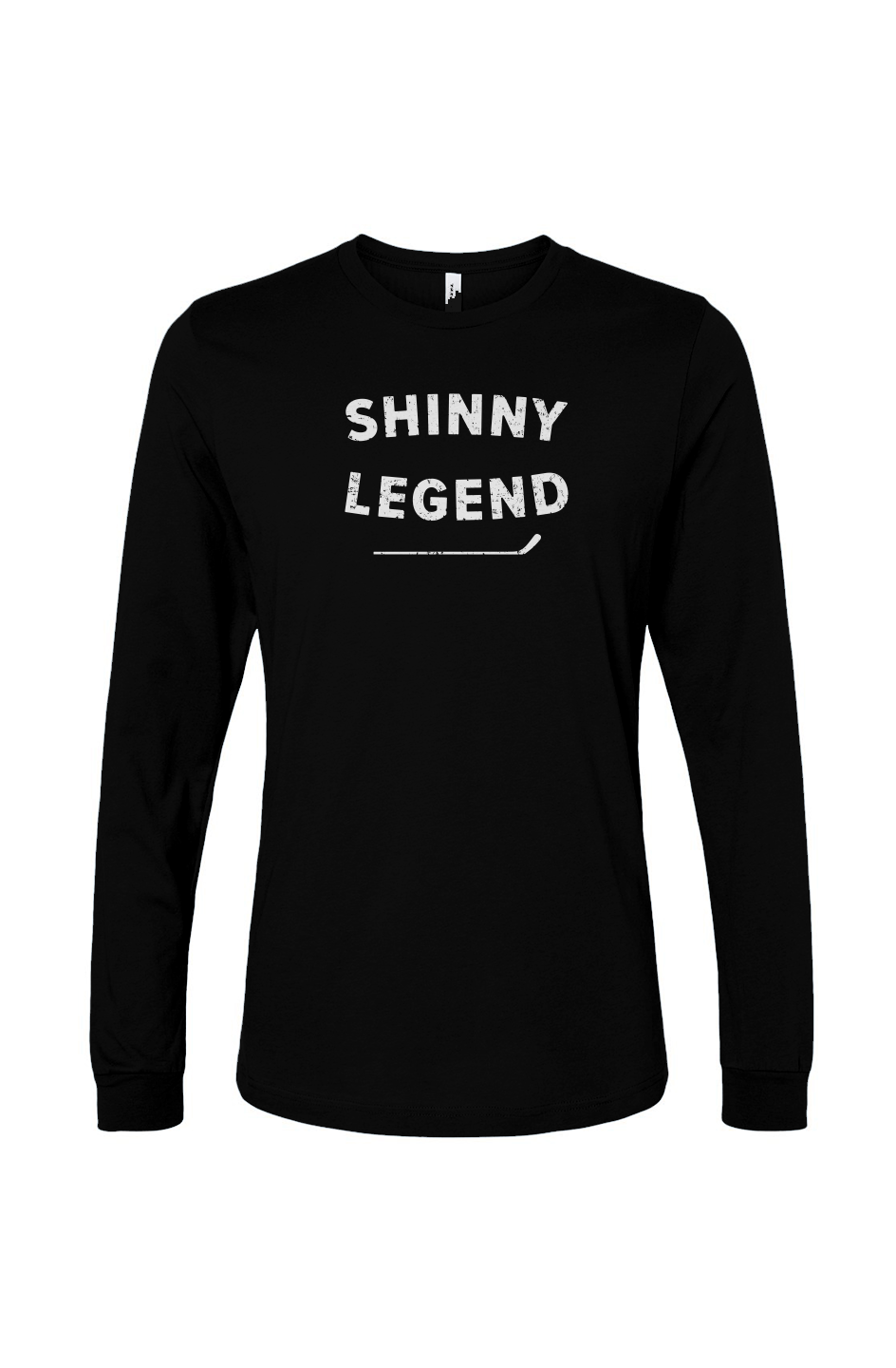 The Benchwarmer Shinny Legend Long Sleeve Black | Barn Garb Hockey Threads